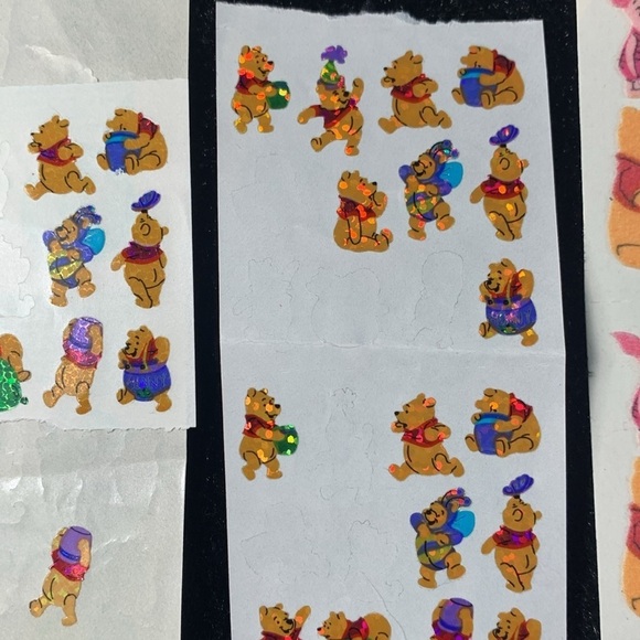 Vintage Winnie the Pooh Disney Sealed Sticker Lot from Sandylion - Picture 11 of 13